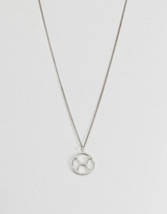 Серебряное ожерелье со знаком зодиака Дева Fashionology - Серебряный
