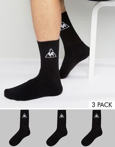 3 пары черных носков Le Coq Sportif 1520738 - Черный