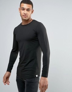 Обтягивающий лонгслив Jack & Jones Core - Черный