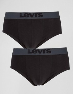 2 черных трусов Levis - Черный