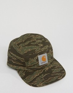5-панельная камуфляжная кепка Carhartt WIP Backley - Зеленый