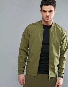 Зеленая спортивная куртка Adidas ZNE B49253 - Зеленый