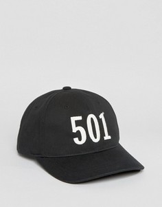 Черная бейсболка Levis 501 - Черный
