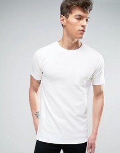 Трикотажная футболка с карманом Redefined Rebel - Белый