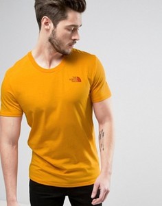 Оранжевая футболка The North Face - Оранжевый