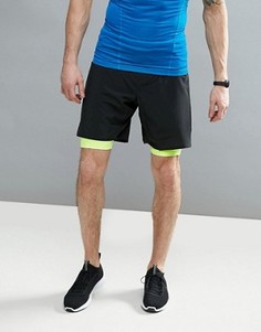 Шорты 2 в 1 Reebok One Series Running Active - Черный