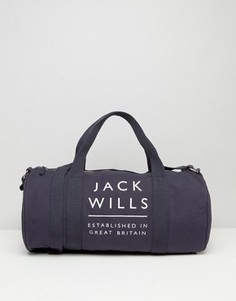 Темно-синяя спортивная сумка Jack Wills Ledbrook - Темно-синий