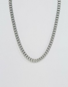 Серебристое ожерелье-цепочка ASOS - Серебряный