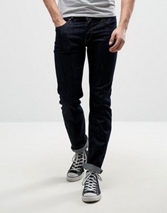 Темные эластичные узкие джинсы Lee Powell - Темно-синий