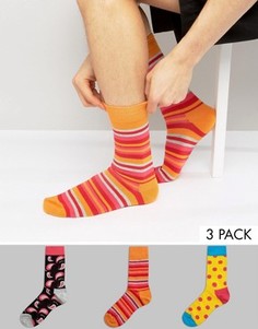 3 пары носков HS by Happy Socks - Мульти