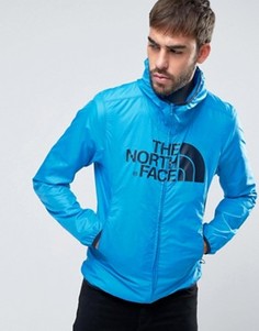 Синяя куртка с капюшоном и логотипом The North Face - Синий