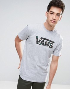Серая футболка с логотипом Vans Classic V002OGKTF - Серый