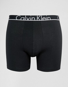 Удлиненные хлопковые боксеры-брифы Calvin Klein ID - Черный