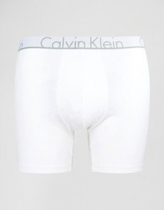 Удлиненные хлопковые боксеры-брифы Calvin Klein ID - Белый