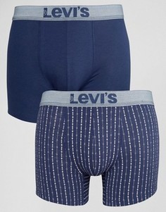 Набор из 2 боксеров-брифов с принтом Levis - Синий