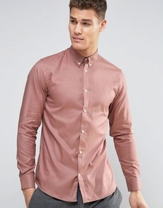 Рубашка узкого кроя Selected Homme - Розовый