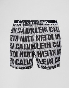 Тканые боксеры скинни Calvin Klein - Черный