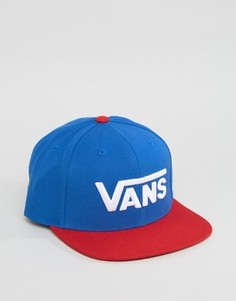 Синяя бейсболка Vans - Синий