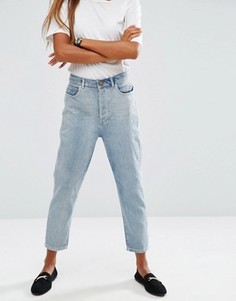 Джинсы бойфренда с заниженным шаговым швом ASOS - Синий