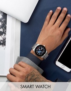 Смартчасы с серебристым браслетом Fossil Q FTW2109 Marshal - Серебряный