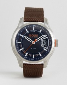 Коричневые спортивные часы BOSS Orange By Hugo Boss Hong Kong 1550002 - Коричневый