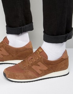 Коричневые кроссовки для бега в стиле 70-х New Balance 420 U420PTB - Коричневый