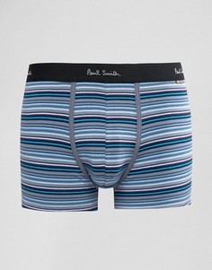Темно-синие боксеры-брифы в классическую полоску Paul Smith - Синий