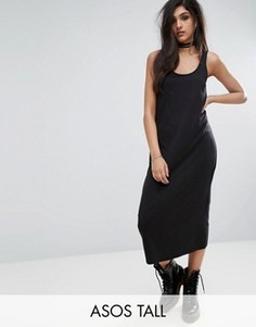 Платье-майка миди ASOS TALL Ultimate - Черный