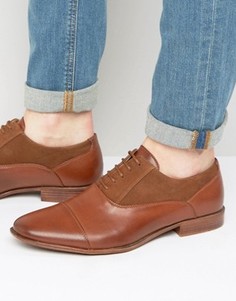 Светло-коричневые оксфордские туфли из искусственной кожи ASOS - Рыжий