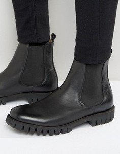Кожаные ботинки челси Selected Homme Varian - Черный