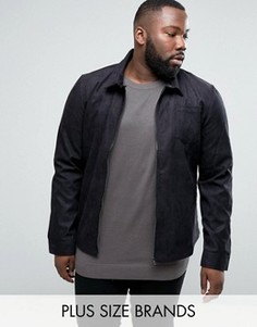 Куртка из искусственной замши D-Struct PLUS - Черный