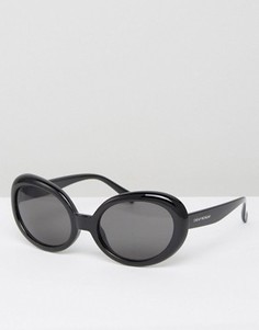 Черные солнцезащитные очки кошачий глаз Cheap Monday Kurt - Черный