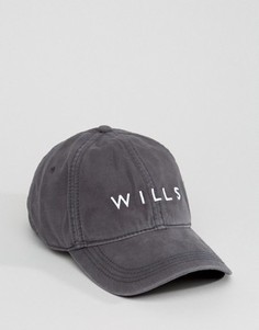 Серая бейсболка Jack Wills Enfield - Серый