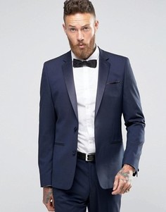 Темно-синий смокинг узкого кроя ASOS - Темно-синий