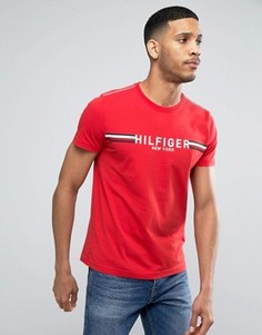 Красная футболка с логотипом Tommy Hilfiger - Красный