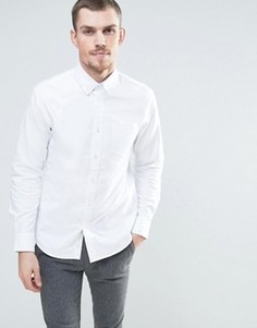 Оксфордская рубашка с воротником на пуговицах Celio - Белый