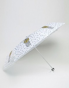 Оригинальный зонт с пальмами Monki - Белый
