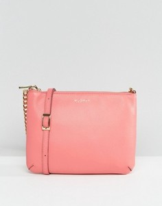 Кожаная сумка через плечо Modalu - Розовый