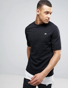 Черный свитшот с короткими рукавами Nike Modern 805174-010 - Черный