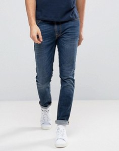 Темно-синие выбеленные джинсы Nudie Jeans Co Lean Dean - Темно-синий