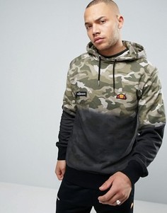 Худи с камуфляжным принтом с эффектом деграде Ellesse - Черный