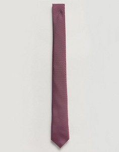 Узкий розовый галстук ASOS - Розовый