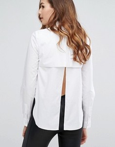 Рубашка с открытой спиной Kendall + Kylie - Белый