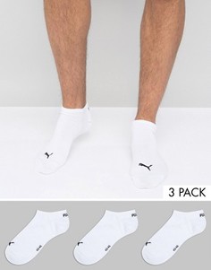 3 пары белых спортивных носков Puma 261080001300 - Белый