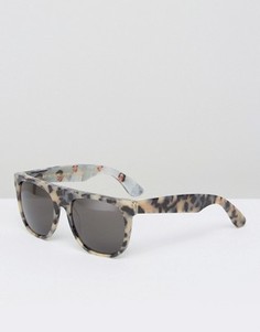 Солнцезащитные очки с плоским верхом RetroSuperFuture Miracolo - Коричневый