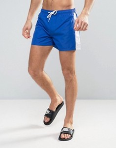 Короткие шорты для плавания со вставкой по бокам Bravesoul - Синий