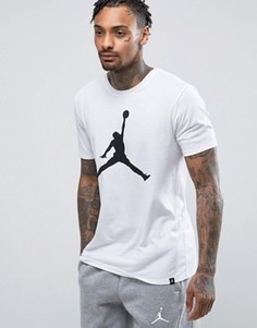 Белая футболка с логотипом Nike Jordan Jumpman 834473-100 - Белый