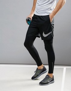 Черные шорты Nike Running City 833559-010 - Черный