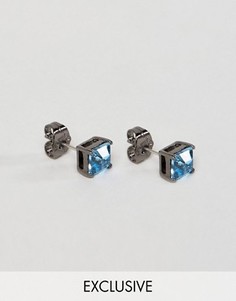 Серьги-гвоздики с кристаллами Swarovski от Simon Carter эксклюзивно для ASOS - Серебряный