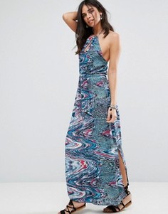 Платье макси с лямкой через шею Glamorous - Фиолетовый